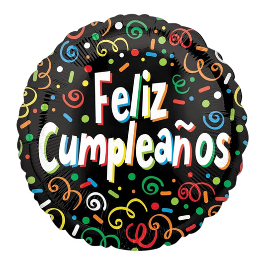 Feliz Cumpleaños 18" multicolor