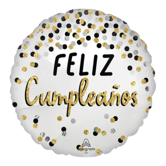 Feliz Cumpleaños confetti 28"